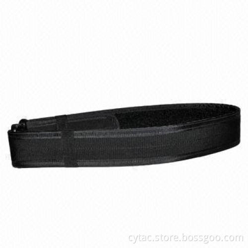 Black nylon web police duty belt